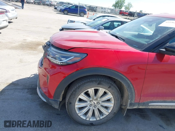 2025 Ford Explorer with VIN 1FMUK8HH9SGA53435, listed as a IAAI auction lot 42226284 with 17,345 mi miles and . Bid and sale history available at DreamBid. Image 19.