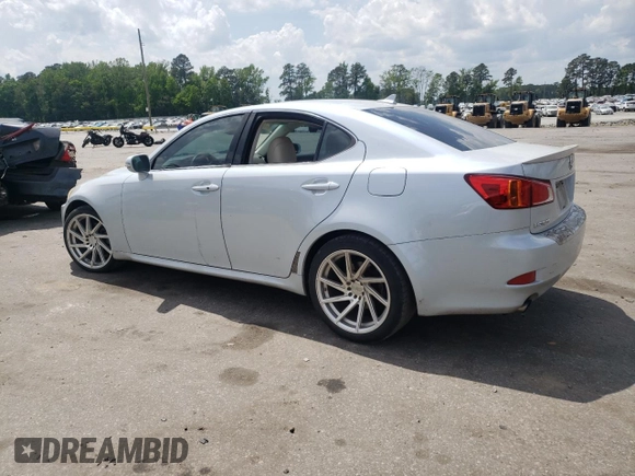 2010 Lexus IS 250 z VIN JTHBF5C24A5123479, wystawiony jako Copart lot #55631345 z przebiegiem Nie podano mil oraz Szkoda całkowita • Salvage title. Historia ofert i sprzedaży dostępna na DreamBid. Obrazek 2.