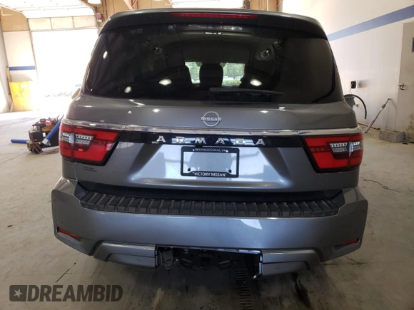 2023 Nissan Armada SV with VIN JN8AY2AD6P9693600, listed as a Copart auction lot 49272165 with Not provided miles and Salvage title. Bid and sale history available at DreamBid. Image 6.