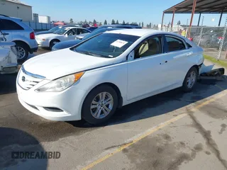 2012 Hyundai Sonata GLS with VIN 5NPEB4AC3CH461023, listed as a IAAI auction lot 41308876 with 101,628 mi miles. Bid and sale history available at carsss.com. Image 2.