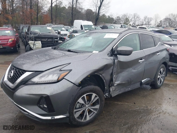 2021 Nissan Murano SV with VIN 5N1AZ2BJ9MC129768, listed as a IAAI auction lot 41678575 with 52,128 mi miles. Bid and sale history available at carsss.com. Image 17.