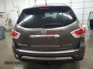 2015 Nissan Pathfinder S with VIN 5N1AR2MN2FC688193, listed as a Copart auction lot 56907995 with 112,624 mi miles and Salvage title. Bid and sale history available at DreamBid. Image 6.