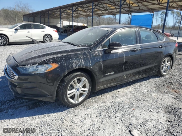 2018 Ford Fusion Hybrid SE with VIN 3FA6P0LUXJR147048, listed as a Copart auction lot 47271075 with 122,554 mi miles and Salvage Title. Bid and sale history available at carsss.com. Image 1.