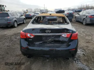 2016 Infiniti Q50 with VIN JN1EV7AR9GM343019, listed as a Copart auction lot 50706405 with Not Provided miles and Non Repairable. Bid and sale history available at DreamBid. Image 6.