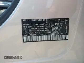 2015 Volkswagen Jetta SE с VIN 3VWD17AJ2FM350408, выставлен на аукционе Copart как лот 60422495 с пробегом 137 473 миль миль и Списание • Salvage title. История ставок и продаж доступна на DreamBid. Изображение 12.