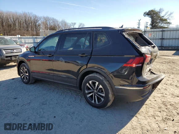 2024 Volkswagen Tiguan S with VIN 3VVRB7AX4RM208299, listed as a Copart auction lot 42819565 with 930 mi miles and Salvage Title. Bid and sale history available at carsss.com. Image 2.