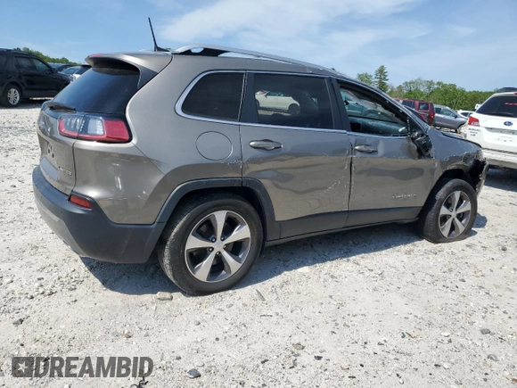2020 Jeep Cherokee Limited with VIN 1C4PJMDX6LD617135, listed as a Copart auction lot 59088015 with 63,147 mi miles and Salvage title. Bid and sale history available at DreamBid. Image 3.