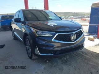 2021 Acura RDX w/Technology Package with VIN 5J8TC1H54ML016041, listed as a IAAI auction lot 41855161 with 33,876 mi miles. Bid and sale history available at carsss.com. Image 1.