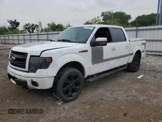 2013 Ford F-150 XL with VIN 1FTFW1ETXDFA80041, listed as a Copart auction lot 59773955 with 326,351 mi miles and Salvage title. Bid and sale history available at DreamBid. Image 1.