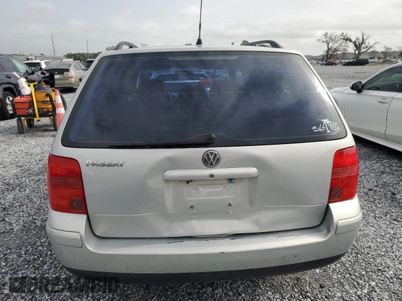 2000 Volkswagen Passat with VIN WVWNA23B6YE238932, listed as a Copart auction lot 59837575 with 151,157 mi miles and Salvage title. Bid and sale history available at DreamBid. Image 6.