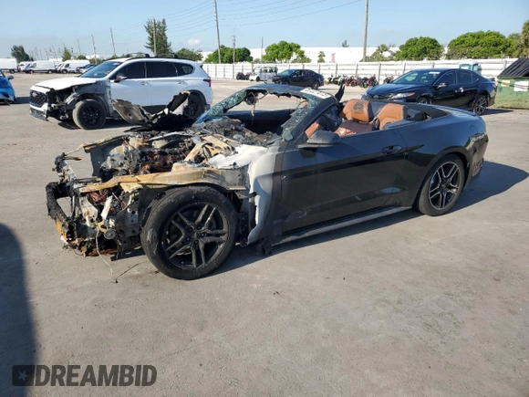 2022 Ford Mustang EcoBoost z VIN 1FATP8UH0N5103135, wystawiony jako Copart lot #57227615 z przebiegiem Nie podano mil oraz Nie do naprawy • Non repairable. Historia ofert i sprzedaży dostępna na DreamBid. Obrazek 1.
