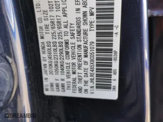 2008 Honda CR-V EX with VIN JHLRE485X8C051079, listed as a Copart auction lot 49683665 with 162,259 mi miles and Salvage Title. Bid and sale history available at carsss.com. Image 12.