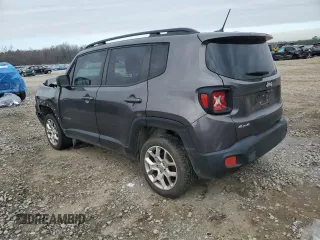 2016 Jeep Renegade Latitude with VIN ZACCJBBT6GPD71018, listed as a Copart auction lot 46037715 with 107,476 mi miles and Salvage Title. Bid and sale history available at carsss.com. Image 2.