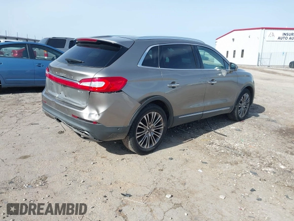 2016 Lincoln MKX Reserve with VIN 2LMTJ8LR0GBL53544, listed as a IAAI auction lot 41729454 with 92,068 mi miles. Bid and sale history available at carsss.com. Image 4.