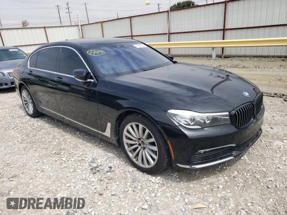 2016 BMW 7 Series 740i with VIN WBA7E2C57GG714631, listed as a Copart auction lot 67532853 with 83,230 mi miles. Bid and sale history available at carsss.com. Image 4.