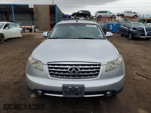 2006 Infiniti FX35 with VIN JNRAS08U56X101993, listed as a Copart auction lot 82839884 with 180,281 mi miles and Clean Title. Bid and sale history available at carsss.com. Image 5.