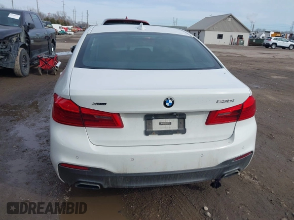 2018 BMW 5 Series 530i xDrive with VIN WBAJA7C58JWC76331, listed as a IAAI auction lot 41586204 with 86,578 mi miles. Bid and sale history available at carsss.com. Image 16.