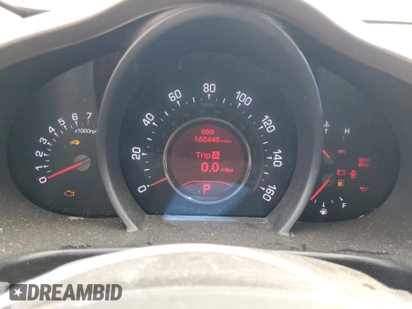 2012 Kia Sportage EX with VIN KNDPCCA2XC7252292, listed as a Copart auction lot 56975535 with 160,445 mi miles and Salvage title. Bid and sale history available at DreamBid. Image 9.