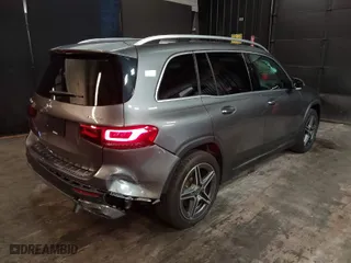 2020 Mercedes-Benz GLB with VIN W1N4M4HBXLW033245, listed as a IAAI auction lot 41839115 with 7,028 mi miles. Bid and sale history available at carsss.com. Image 6.