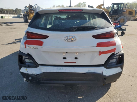 2020 Hyundai Kona SE with VIN KM8K12AAXLU514617, listed as a Copart auction lot 50902705 with 43,099 mi miles and Salvage Title. Bid and sale history available at carsss.com. Image 6.
