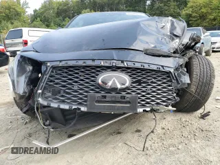 2021 Infiniti Q60 Luxe with VIN JN1EV7KL4MM470492, listed as a Copart auction lot 69246014 with 23,719 mi miles and Salvage title. Bid and sale history available at DreamBid. Image 5.