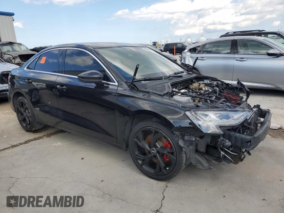 2022 Audi A3 Premium z VIN WAUAUDGY8NA012715, wystawiony jako Copart lot #56594485 z przebiegiem 51 607 mil mil oraz Szkoda całkowita • Salvage title. Historia ofert i sprzedaży dostępna na DreamBid. Obrazek 4.