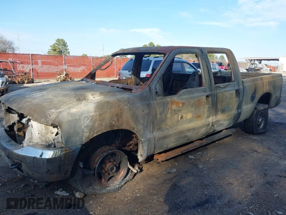 2003 Ford Super Duty F-250 XL with VIN 1FTNW21F73EA07702, listed as a IAAI auction lot 40875245 with 1 mi miles. Bid and sale history available at carsss.com. Image 6.