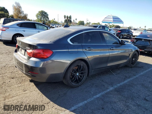 2016 BMW 4 Series 428i with VIN WBA4A9C52GGL89748, listed as a Copart auction lot 87441064 with 111,539 mi miles and Salvage Title. Bid and sale history available at carsss.com. Image 3.
