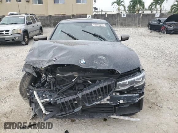 2020 BMW 3 Series M340i with VIN 3MW5U7J01L8B26649, listed as a Copart auction lot 62209814 with 49,731 mi miles and Salvage Title. Bid and sale history available at carsss.com. Image 5.