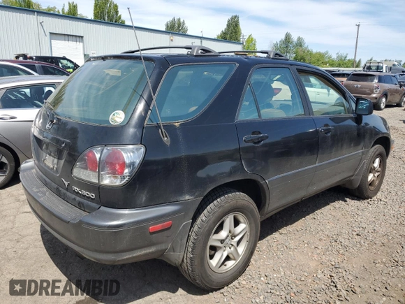 2002 Lexus RX 300 with VIN JTJGF10U620120584, listed as a Copart auction lot 58073225 with 163,391 mi miles and Clean title. Bid and sale history available at DreamBid. Image 3.
