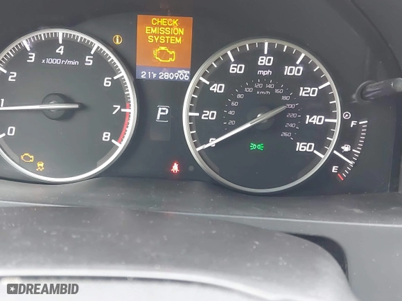 2013 Acura RDX with VIN 5J8TB3H34DL004534, listed as a IAAI auction lot 41622060 with 280,906 mi miles. Bid and sale history available at carsss.com. Image 7.