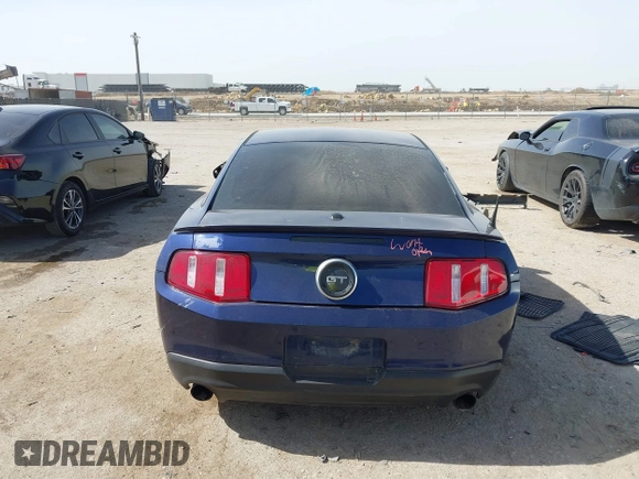 2010 Ford Mustang GT with VIN 1ZVBP8CH4A5135262, listed as a IAAI auction lot 42248710 with 170,583 mi miles and . Bid and sale history available at DreamBid. Image 16.