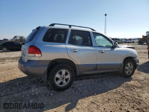 2005 Hyundai Santa Fe GLS with VIN KM8SC73E95U965774, listed as a Copart auction lot 83975804 with 115,753 mi miles and Salvage Title. Bid and sale history available at carsss.com. Image 3.