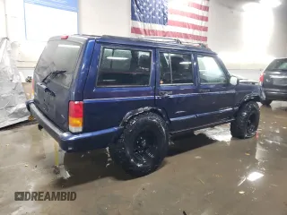 1997 Jeep Cherokee Country with VIN 1J4FJ78S0VL592781, listed as a Copart auction lot 83209464 with 287,206 mi miles and Salvage Title. Bid and sale history available at carsss.com. Image 3.