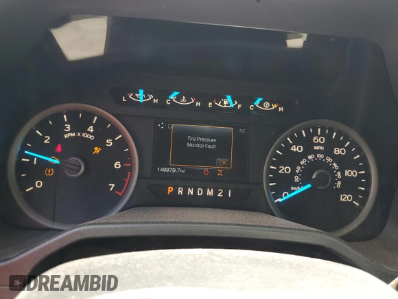 2016 Ford F-150 XL with VIN 1FTEX1CP3GFB07499, listed as a Copart auction lot 61223825 with 149,979 mi miles and Salvage title. Bid and sale history available at DreamBid. Image 9.
