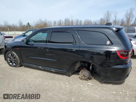 2019 Dodge Durango R/T with VIN 1C4SDJCT8KC745282, listed as a Copart auction lot 52192155 with 92,084 mi miles and Salvage Title. Bid and sale history available at carsss.com. Image 2.