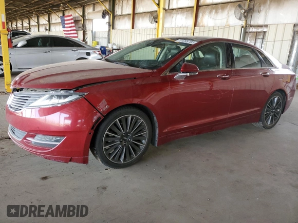 2016 Lincoln MKZ with VIN 3LN6L2JK6GR621441, listed as a Copart auction lot 51099705 with 94,848 mi miles and Salvage title. Bid and sale history available at DreamBid. Image 1.