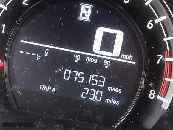 2019 Honda CR-V LX with VIN 2HKRW5H34KH421338, listed as a IAAI auction lot 41654558 with 75,000 mi miles. Bid and sale history available at carsss.com. Image 15.