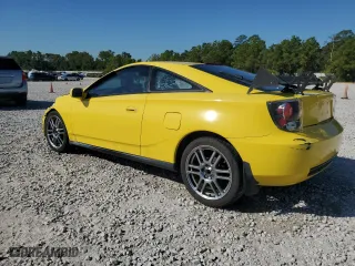 2002 Toyota Celica GT with VIN JTDDR32T520124042, listed as a Copart auction lot 73662324 with 249,049 mi miles and Salvage Title. Bid and sale history available at carsss.com. Image 2.