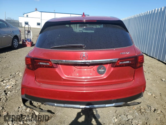 2020 Acura MDX with VIN 5J8YD3H32LL006975, listed as a Copart auction lot 81951724 with 44,345 mi miles and Salvage title. Bid and sale history available at DreamBid. Image 6.