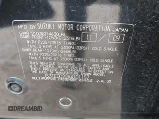 2010 Suzuki Grand Vitara Premium z VIN JS3TE0D22A4101157, wystawiony jako IAAI lot #42231953 z przebiegiem 187 737 mil mil oraz . Historia ofert i sprzedaży dostępna na DreamBid. Obrazek 9.