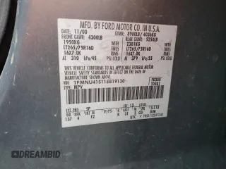 2001 Ford Excursion XLT с VIN 1FMNU41S11EB19130, выставлен на аукционе Copart как лот 83005724 с пробегом 306 688 миль миль и Чистый • Clean title. История ставок и продаж доступна на DreamBid. Изображение 12.