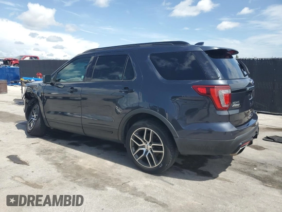 2017 Ford Explorer Sport с VIN 1FM5K8GT0HGA45758, выставлен на аукционе Copart как лот 63240925 с пробегом 129 868 миль миль и Списание • Salvage title. История ставок и продаж доступна на DreamBid. Изображение 2.