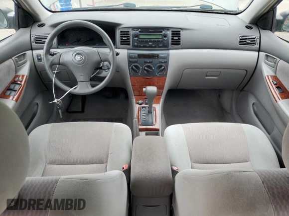 2007 Toyota Corolla CE with VIN 1NXBR30E47Z860865, listed as a Copart auction lot 64004025 with 93,216 mi miles and Salvage title. Bid and sale history available at DreamBid. Image 8.