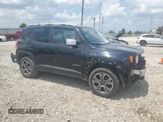 2016 Jeep Renegade Limited with VIN ZACCJBDT5GPC61266, listed as a Copart auction lot 61795035 with 125,784 mi miles and Salvage title. Bid and sale history available at DreamBid. Image 4.