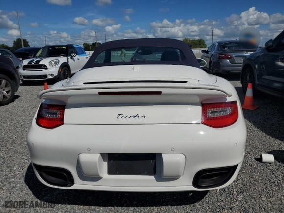 2010 Porsche 911 Turbo S with VIN WP0CD2A91AS773141, listed as a Copart auction lot 74561244 with 0 mi miles and Salvage Title. Bid and sale history available at carsss.com. Image 6.