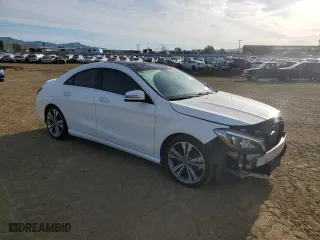 2019 Mercedes-Benz CLA with VIN WDDSJ4EB8KN775181, listed as a Copart auction lot 46751355 with 43,459 mi miles and Salvage Title. Bid and sale history available at carsss.com. Image 4.