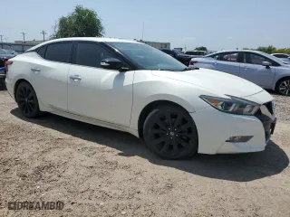 2017 Nissan Maxima SR with VIN 1N4AA6AP9HC435423, listed as a Copart auction lot 51864575 with 0 mi miles and Salvage Title. Bid and sale history available at carsss.com. Image 4.