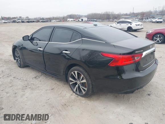 2016 Nissan Maxima SV with VIN 1N4AA6AP1GC403192, listed as a IAAI auction lot 41791112 with 153,633 mi miles and . Bid and sale history available at carsss.com. Image 3.