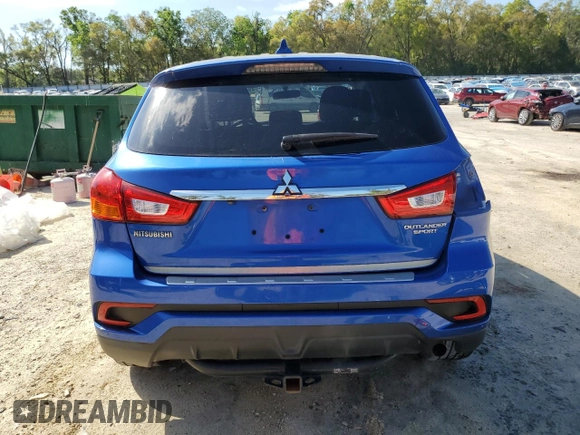 2019 Mitsubishi Outlander Sport ES 2.0 with VIN JA4AP3AU3KU034538, listed as a Copart auction lot 49486545 with 130,099 mi miles and Salvage Title. Bid and sale history available at carsss.com. Image 6.